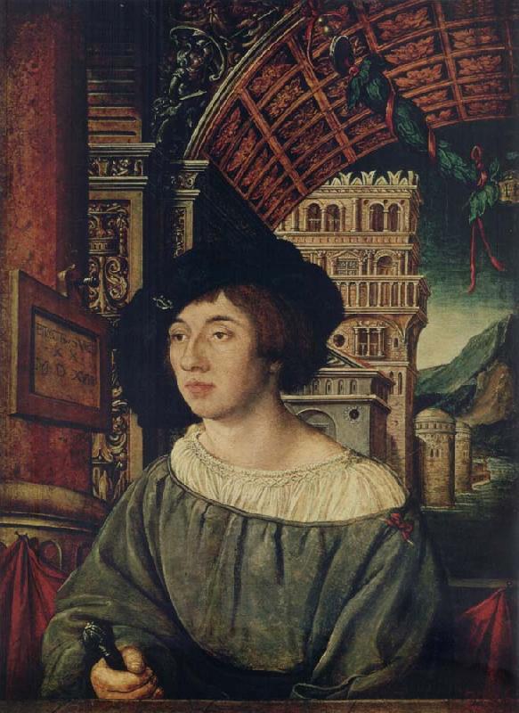 Ambrosius Holbein Portrait of a young man China oil painting art